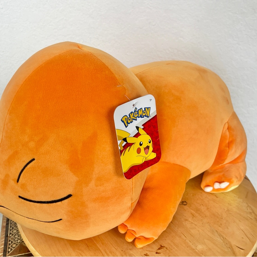 Charmander Plush Mint Jazwares Nintendo Pokemon Huge 20" Sleeping NWT